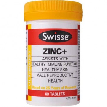 Swisse Zinc+ 60 tablets