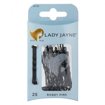 Lady Jayne Bobby Pins Black 25
