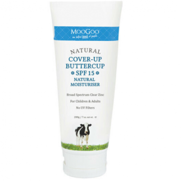 Moogoo Cover-Up Buttercup SPF 15+ Sunscreen 200g