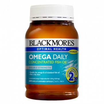 Blackmores Omega Daily Concentrated Fish Oil 200 Capsules