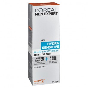 L'Oreal Men Expert Hydra Sensitive All-in-1 Moisturiser 75ml