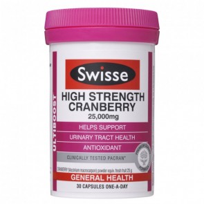Swisse High Strength Cranberry 25,000mg 30 caps
