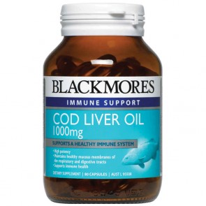 Blackmores Cod Liver Oil 1000mg 80 Capsules