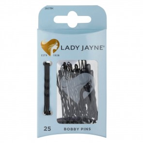 Lady Jayne Bobby Pins Black 25