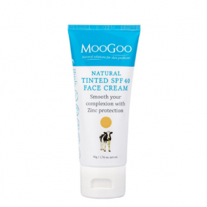 Moogoo Natural Tinted SPF 40 Face Cream