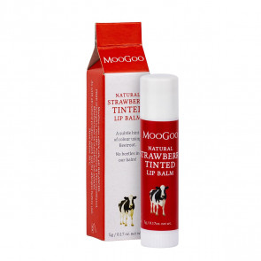Moogoo Natural Strawberry Tinted Lip Balm