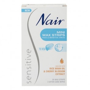 Nair Sensitive Mini Wax Strips 