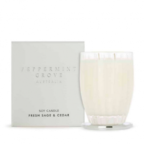 Peppermint Grove Fresh Sage & Cedar Candle 350g