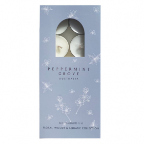 Peppermint Grove Floral, Woody & Aquatic Tea Light Collection