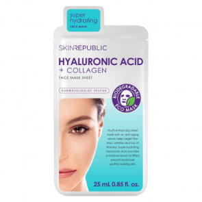 Skin Republic Hyaluronic Acid + Collagen Sheet Mask