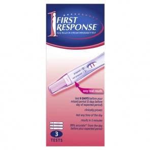 First Response In-Stream Pregnancy 3 Test