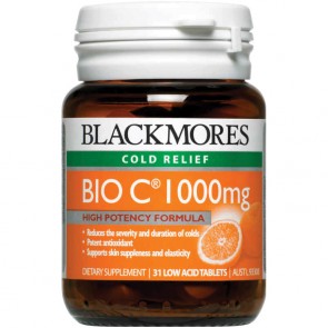 Blackmores Bio C 1000Mg 31 Tablets Vitamin C