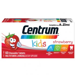 Centrum Kids Strawberry Chewables 60 Tablets