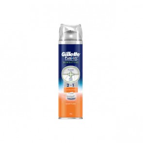 Gillette Fusion Proglide Sensitive Shave Foam 2 In 1 Active Sport 245g