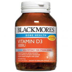 Blackmores Vitamin D3 1000iu 200 Capsules