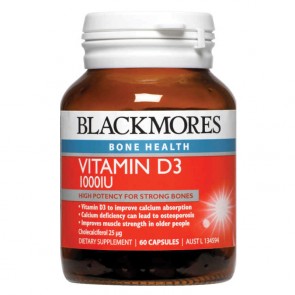 Blackmores Vit D3 1000iu 60 Capsules